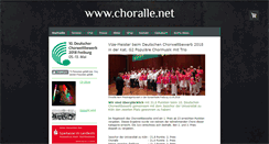 Desktop Screenshot of choralle.net